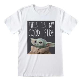 Mandalorian - Good Side Unisex XX-Large T-Shirt - White