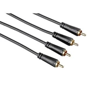 Hama Audio cable 2 RCA Plugs - 2 RCA Plugs, gold-plated, 1.5 m