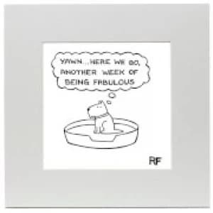 Off the Leash Being Fabulous Art Print