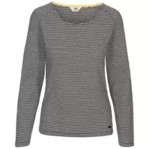 Trespass Womens/Ladies Caribou Casual Top (L) (Black Stripe)