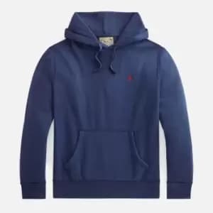 Polo Ralph Lauren Mens Garment Dyed Fleece Hoodie - Cruise Navy - S