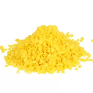 Zexum Yellow Candle Making and Cosmetics Natural Beeswax Beads - 100 Grams