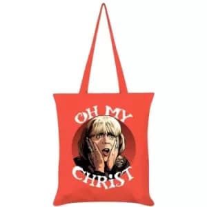 Grindstore Oh My Christ Pam Tote Bag (One Size) (Coral) - Coral