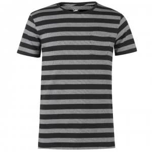 Lee Jeans Lee Stripe T Shirt - Grey WUEM