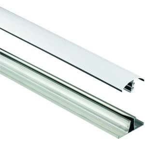 Wickes White Universal Glazing Bar for Polycarbonate Sheets 4000mm