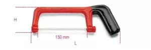Beta Tools 1725 MQ VDE 1000V Insulated Mini Hacksaw 150mm Frame 017250030