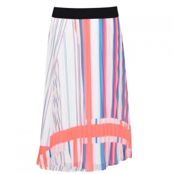 DKNY Pleat Midi Skirt - Multi