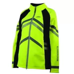 Weatherbeeta Unisex Adult Reflective Fleece Lined Soft Shell Jacket (M) (Hi Vis Yellow)