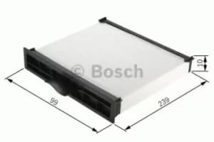 Bosch 1987432161 Cabin Filter M2161
