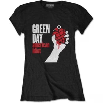 Green Day - American Idiot Womens Small T-Shirt - Black