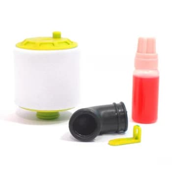 Fastrax 1/10Th Air Filter Re-Buildable - Yellow