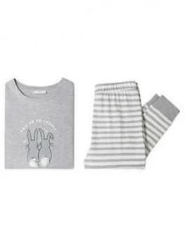 Mango Girls Rabbit Pyjamas - Grey