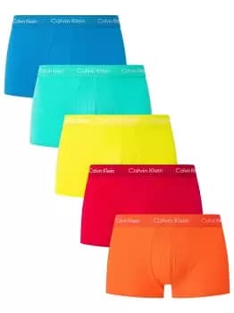 5 Pack This Is Love Low Rise Trunks