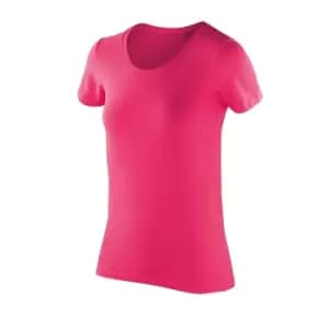 Spiro Womens/Ladies Impact Softex Short Sleeve T-Shirt (XS) (Candy)