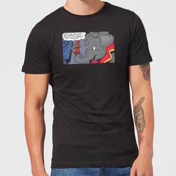 Disney Dumbo Rich and Famous Mens T-Shirt - Black - 3XL - Black