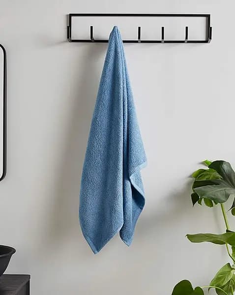 Catherine Lansfield 'Quick Dry Cotton' Towel Collection Blue
