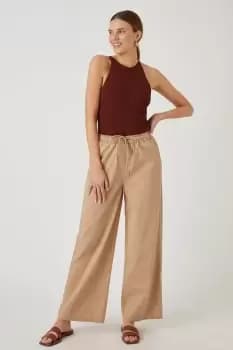 Elasticated Wide Leg Trousers