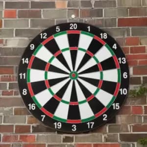 17" Double Sided Dartboard and Dart Set by #winning