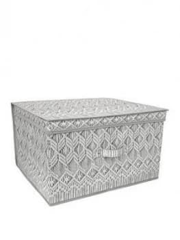 Jumbo Storage Chest - Macrame