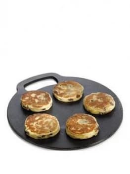 Kitchencraft Round Cast Iron Baking Stone/Cooking Griddle