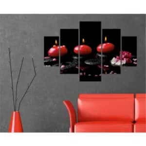 ST117 Multicolor Decorative MDF Painting (5 Pieces)