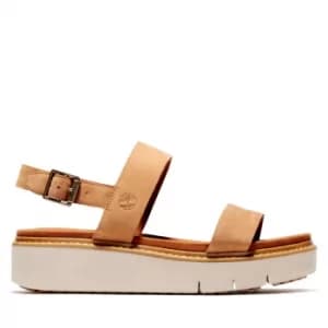 Timberland Safari Dawn Sandal For Her In Brown, Size 3.5