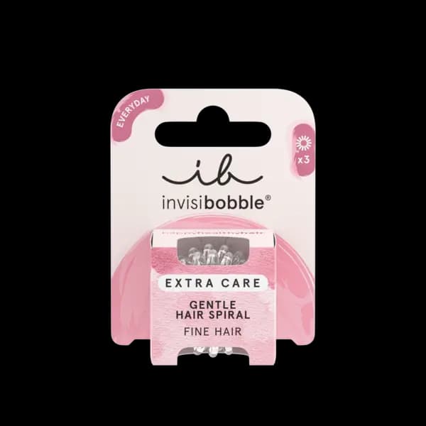 Invisibobble Extra Care Crystal Clear 3 pcs