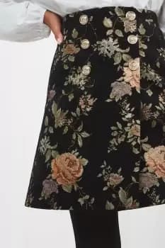 Vintage Floral Skirt