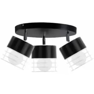 Keter Mao Ceiling Spotlight Clusters Black, 32cm, 3x E27