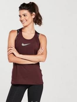 Nike Training Pro Cool Tank Burgundy Size L Women