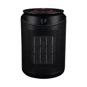 TCP Smart WiFi Portable Ceramic Heater & Cooling Fan Black 2000w