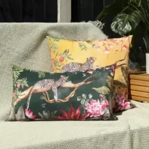 Leopard Forest Outdoor Cushion Forest (Green)