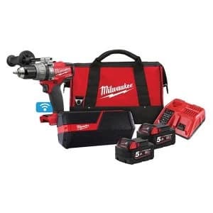Milwaukee Power Tools M18 ONEPP2I-502B FUEL ONE-KEY Twin Pack 18V 2 x 5.0Ah Li-ion