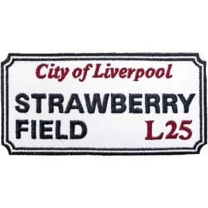 Road Sign - Strawberry Field, Liverpool Sign Standard Patch