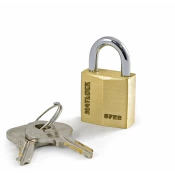Matlock - Brass Key Padlock - 20MM
