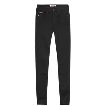 Tommy Jeans Sylvia Hr Super Skny Stbks - 1BZ STATEN BLK