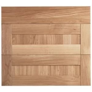 Cooke Lewis Chesterton Solid Oak Pan drawer front W800mm Set of 3