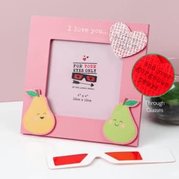 For Your Eyes Only X-Ray Lovely Pear Photo Frame 4x4