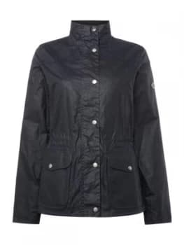 Barbour Dover Wax Short Jacket Blue