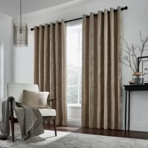 Helena Springfield Roma Lined Curtains 90" x 90", Truffle