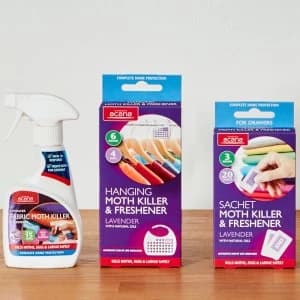 Acana Moth Killer and Freshener Storage Preparation Kit - Lavender