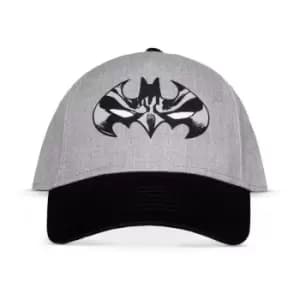 Dc Comics Batman Logo Adjustable Cap, Grey/Black (Ba662140Btm)