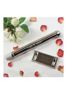 Personalised Mr & Mrs Wedding Certificate Holder