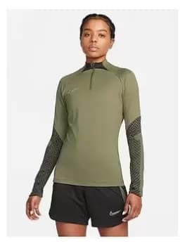 Nike Womens Strike Drill Top - Green, Size L, Women