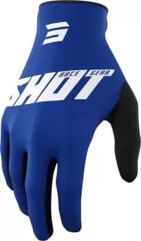 Shot Raw Burst Motocross Gloves, white-blue, Size 2XL, white-blue, Size 2XL