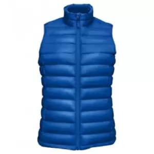 SOLS Womens/Ladies Wilson Lightweight Padded Bodywarmer (M) (Royal Blue)