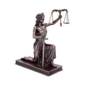 Lady Justice Bronze Ornament