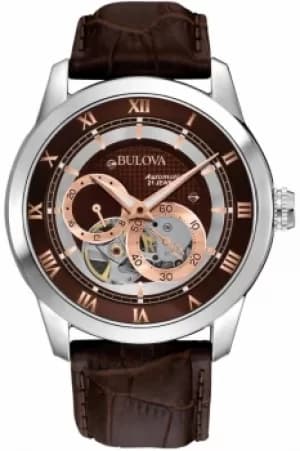 Mens Bulova Automatic Watch 96A120