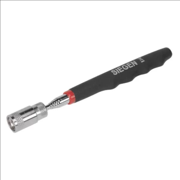 Genuine SEALEY S0903 Heavy-Duty Magnetic Pick-Up Tool with LED 3.6kg Capacity