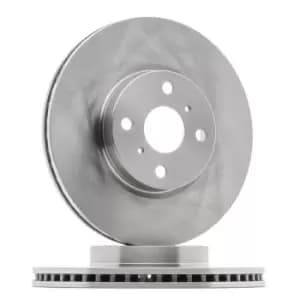 RIDEX Brake disc Front Axle 82B0887 Brake rotor,Brake discs TOYOTA,DAIHATSU,Yaris Schragheck (_P9_),Yaris Schragheck (_P13_)